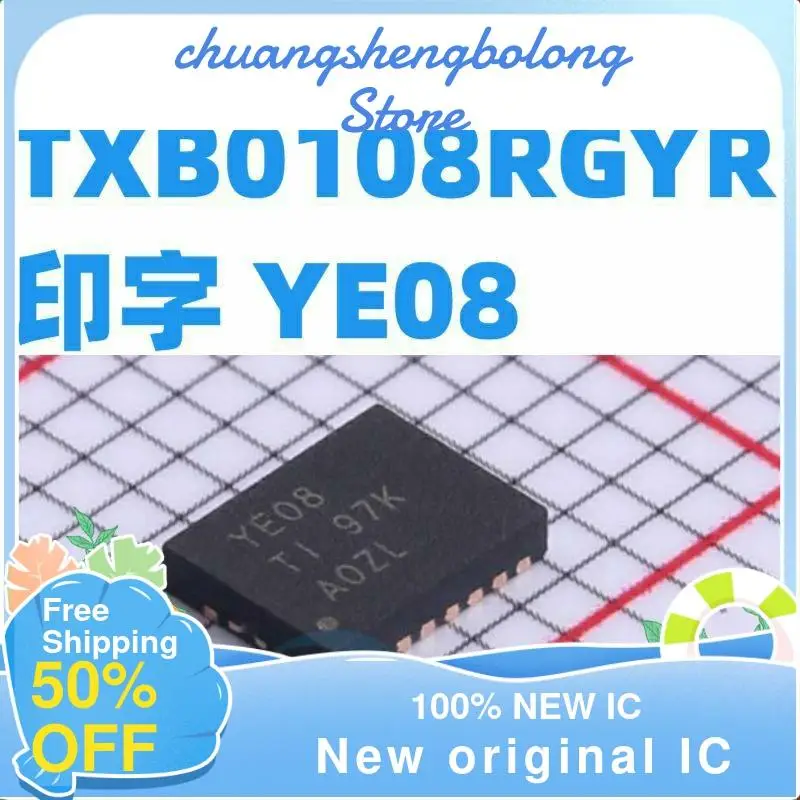 

10-200 шт., новая оригинальная электронная сигарета TXB0108RGYR YE08