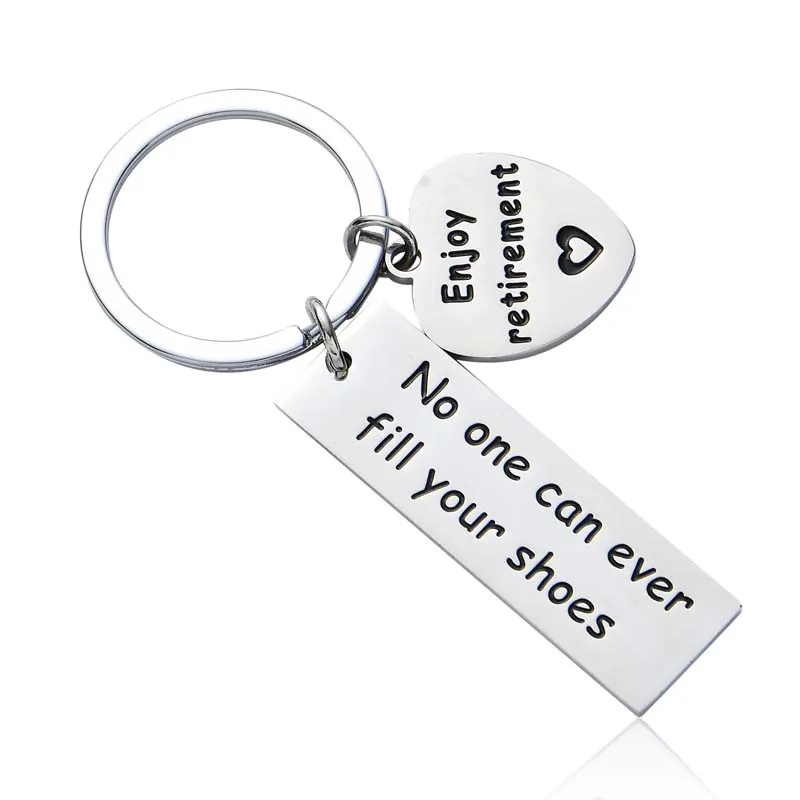 Брелок для ключей из нержавеющей стали мужчин и женщин|Брелоки| |