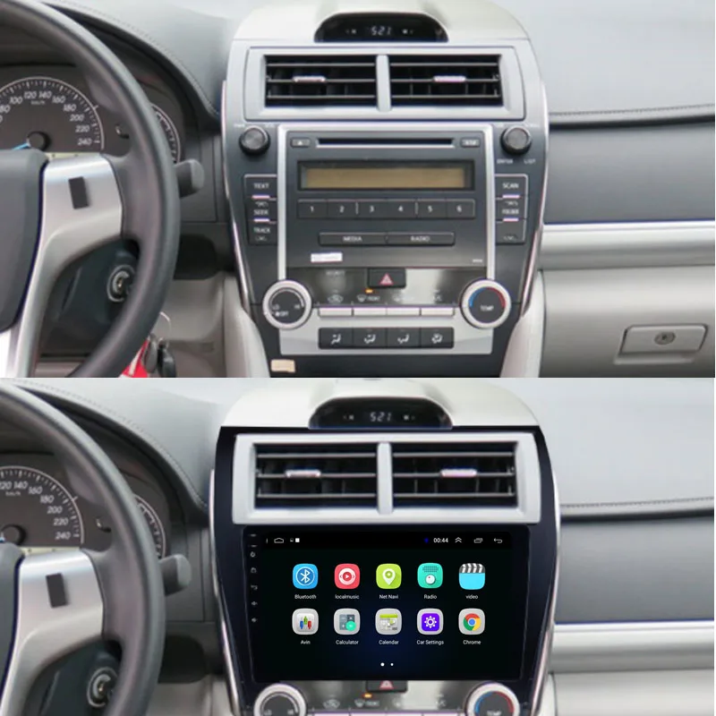 Автомагнитола 2DIN 2 + 32 ГБ Android 9 1 мультимедийный видеоплеер GPS-навигатор для Toyota Camry