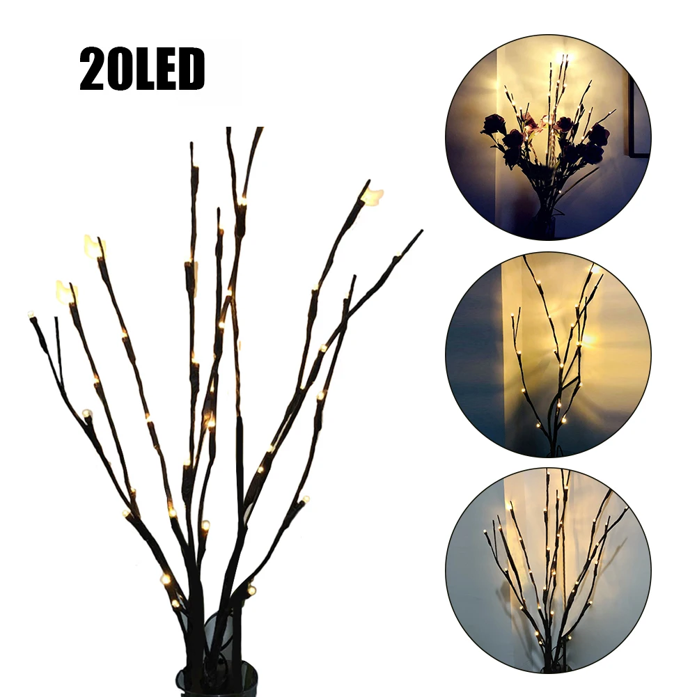 Светодиодный светильник из медной проволоки с жемчугом и елкой украшения для