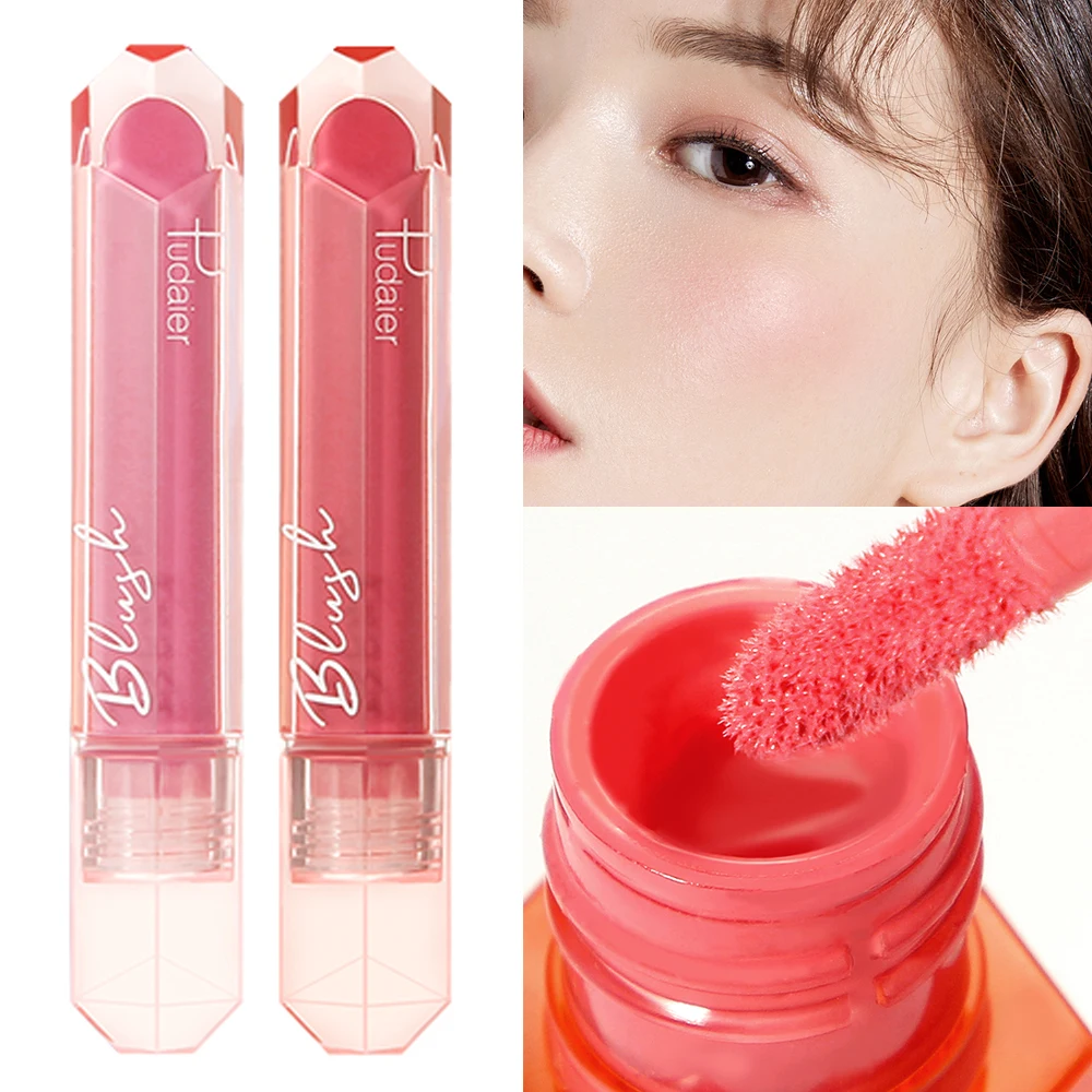 

Soft Matte Liquid Blush Moisturizing Silky Lightweight Brightening Natural Long-lasting Rouge Face Blusher Makeup