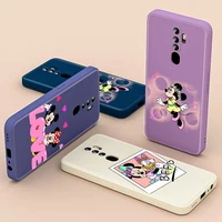 cute love mickey minnie for oppo a11k a74 a73 a11 a55 a54 a52 a93 a92 a91 a94 a9 a16 a7 a1k 2020 liquid silicone phone case