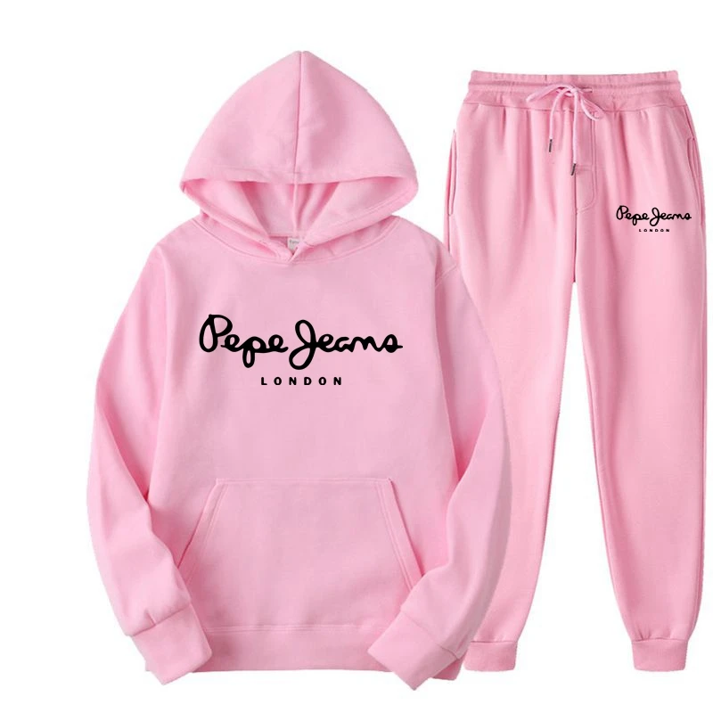 

Men's brand fashion printed autumn winter Hoodie and pants suit sportswear casual cotton slim fit men's sports shirt jogging spo