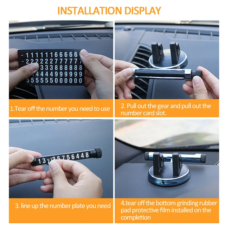 Многофункциональный вращающийся Автомобильный держатель для телефона с