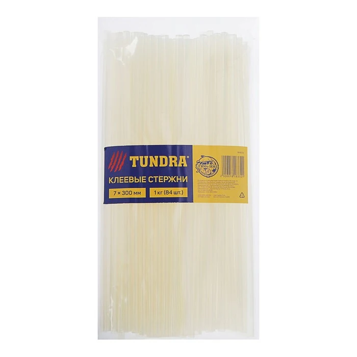Клеевые стержни TUNDRA 7 х 300 мм 1 кг (84 шт.) 1818332 | Инструменты