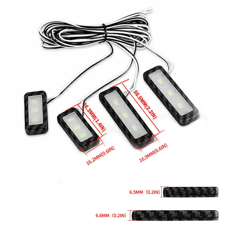 4 шт. в наборе подлокотник с ручкой чаши подсветка для салона автомобиля