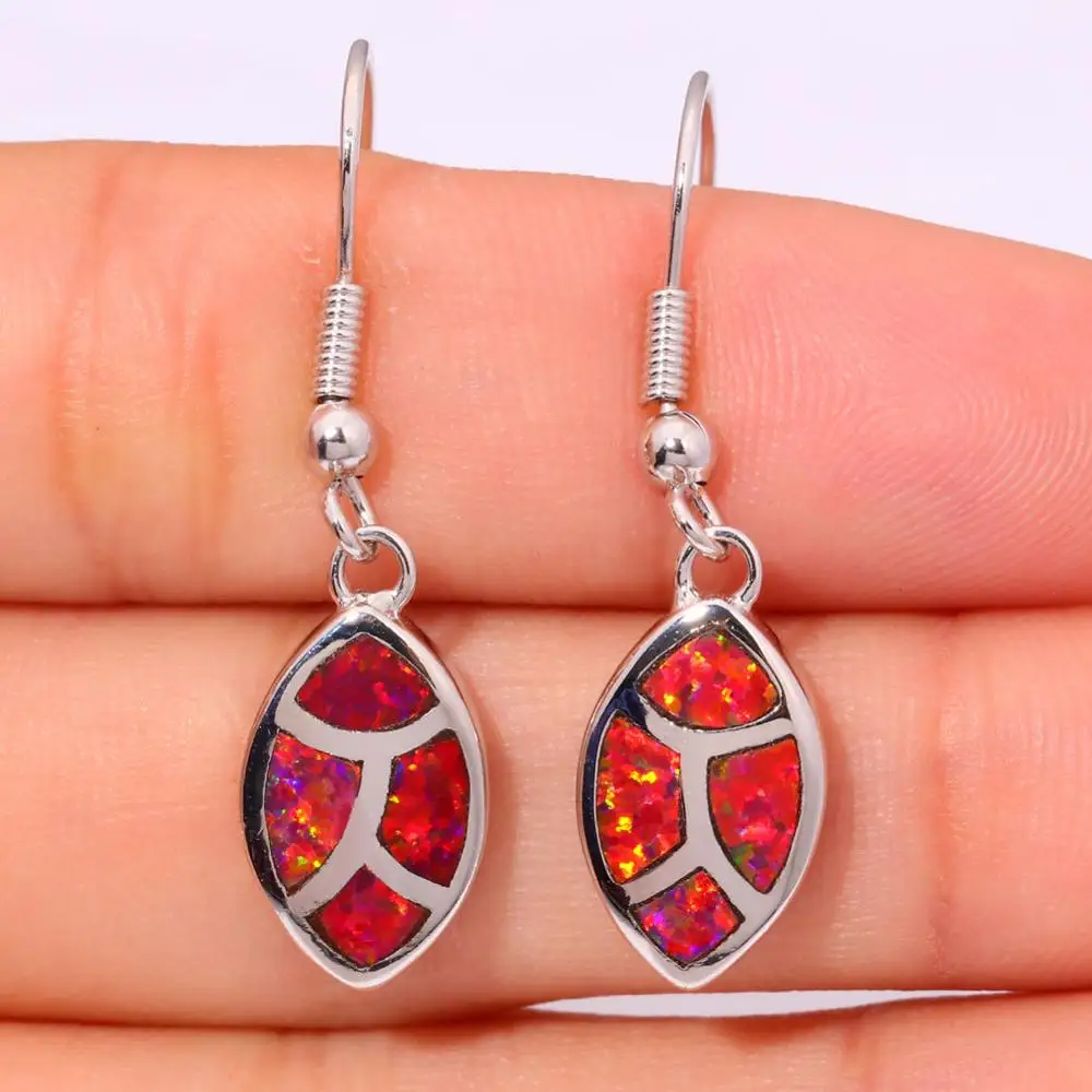 Комплект женских ювелирных изделий из опала и серег-подвесок | Украшения