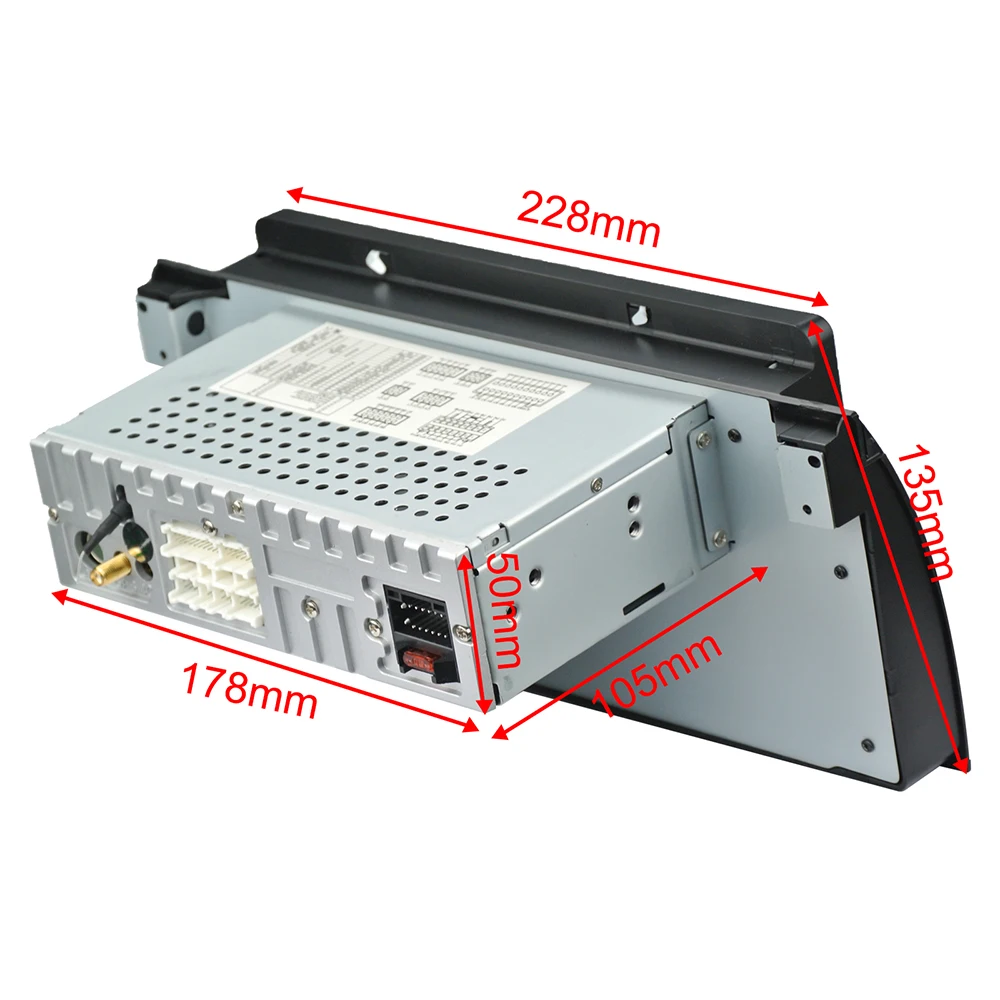 Автомобильный мультимедийный плеер IPS Android 10 Восьмиядерный 4 Гб + 32 ГБ 1024*600 радио