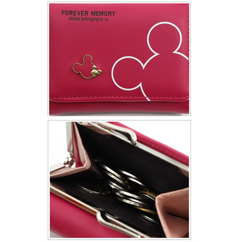 Новые женские маленькие кошельки милый дизайн из искусственной кожи Короткие