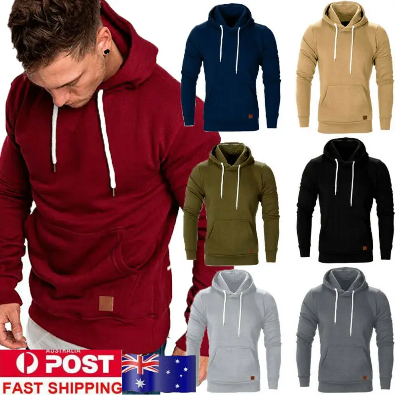 Мужская зимняя Приталенная толстовка теплый свитшот с капюшоном пальто куртка