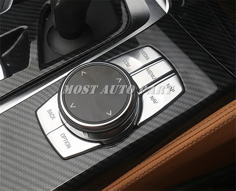 Внутренняя консоль iDrive мультимедийная кнопка крышка для BMW X3 X4 G01 G02 2018 2021
