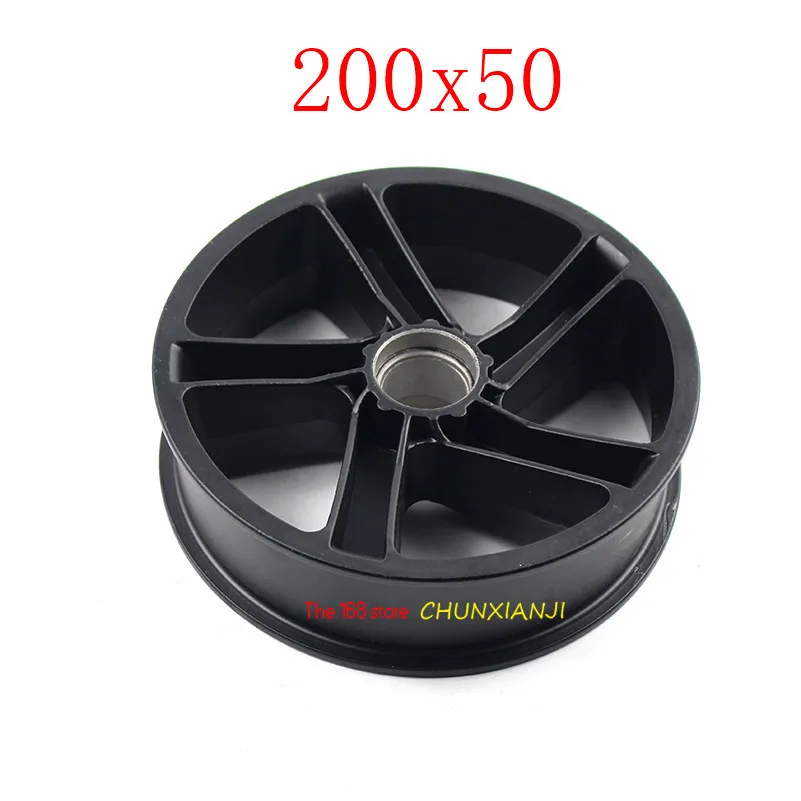 Супер 8 дюймов 200x50 non-пневматическая шина передних и задних колес самоката колесо
