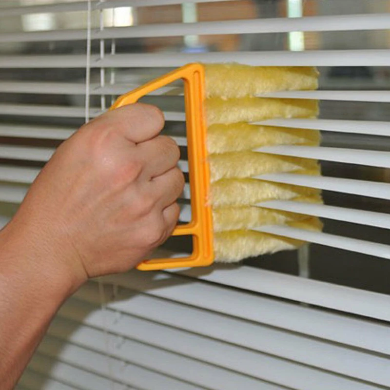 

Hot Selling Microfiber Window Cleaning Brush Venetian Blind Brushes Air Conditioner Duster Cleaner Household Cleaning Tools