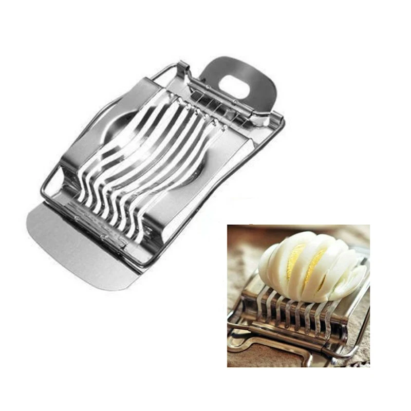 

Stainless Steel Boiled Egg Slicer Section Cutter Mushroom Tomato Cutter For Cooking Tool