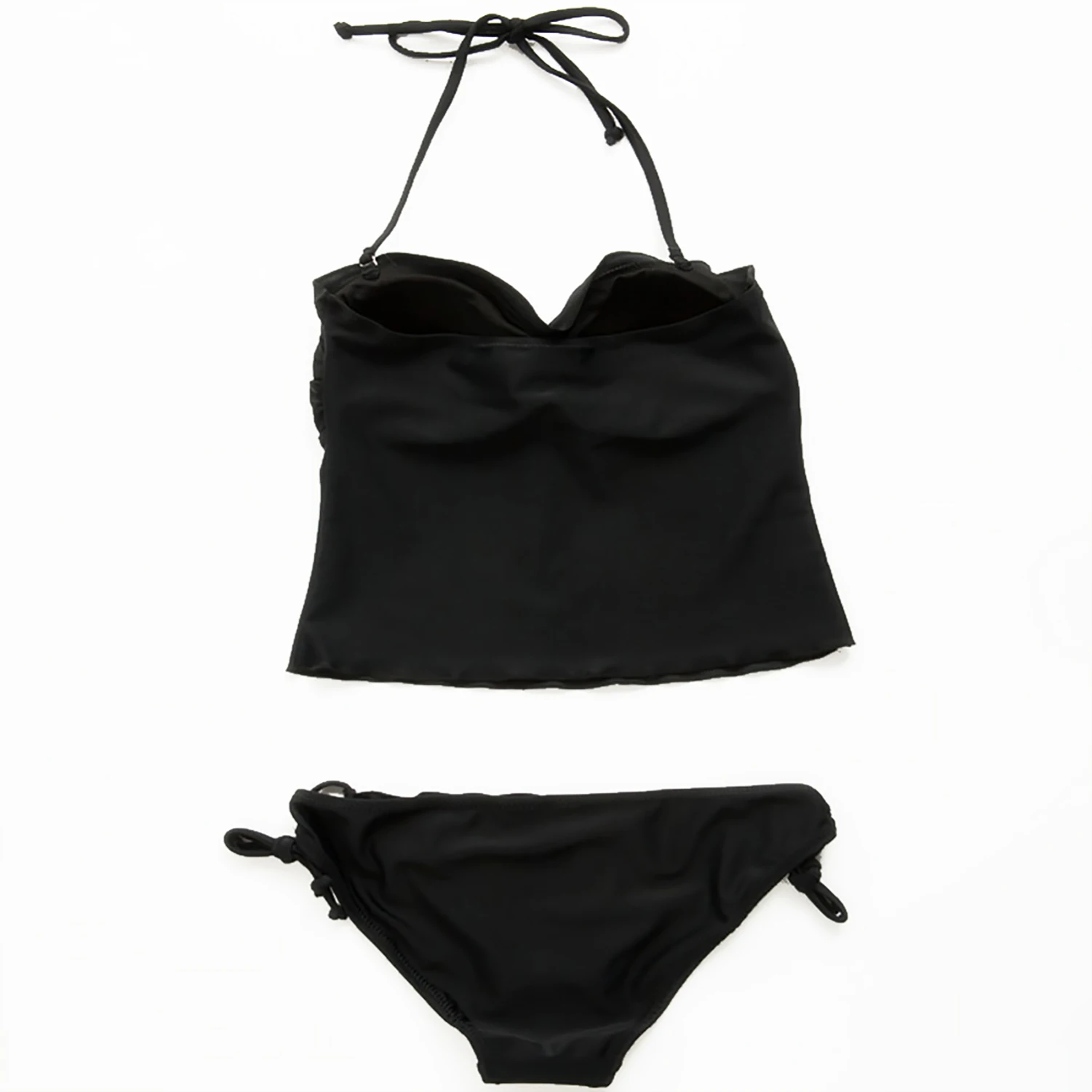 

Varsmiss Sexy Seamless Swimsuit Push Up Wire Free Breathable Halter Underwear Bikini