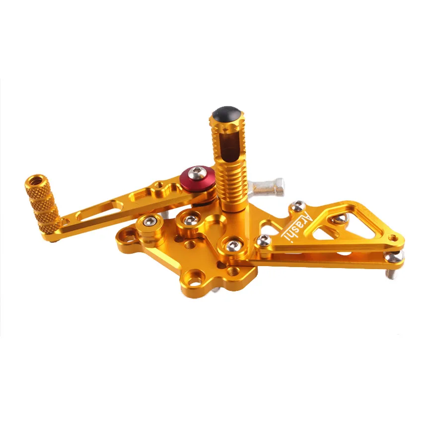 

Motorcycle Rearset Foot Pegs Adjustable Footrest Shift Lever Brake Pedal for Kawasaki Ninja 300 Z300 EX300B ABS EX300A 2013-2017