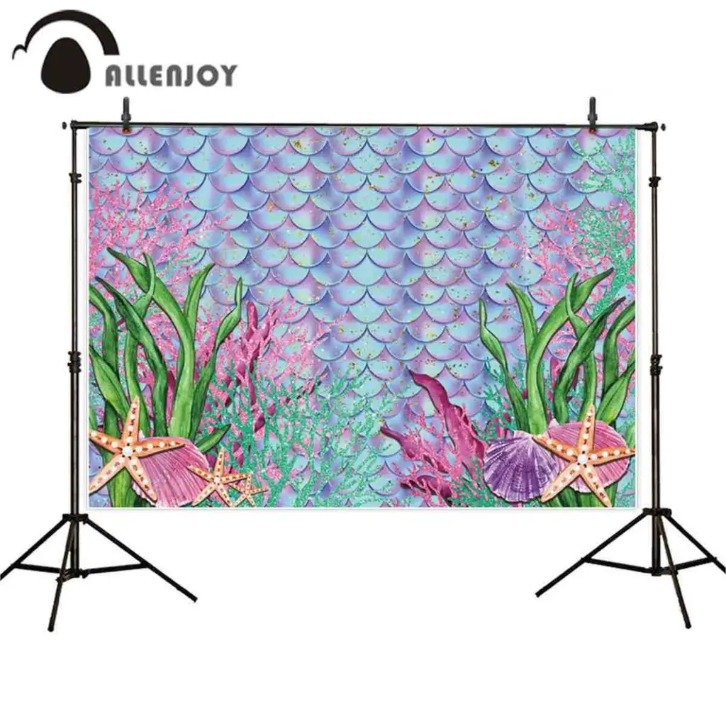 Фотофон с изображением Allenjoy под морем красочная ракушка морская звезда вода