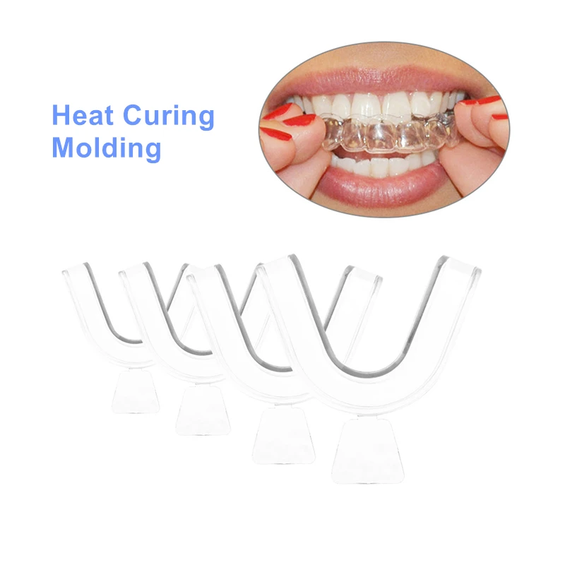 2 шт. домашнее отбеливание зубов Зуб лоток аксессуары термопластичный