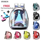 Портативный рюкзак-переноска для кошек и собак, 31x42 см, прозрачная капсула