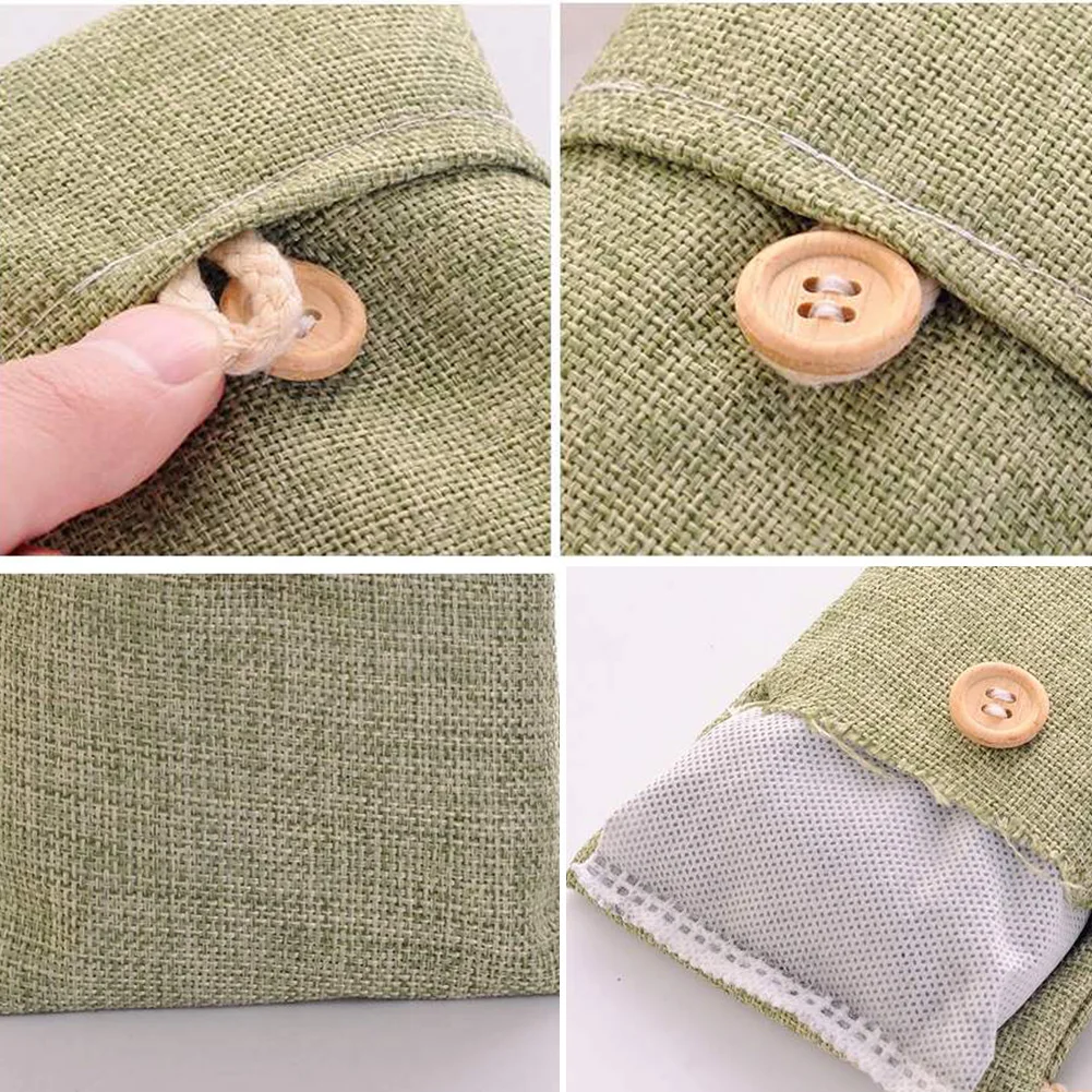 1 х мешочек из бамбукового угля домашний освежитель воздуха с активированным