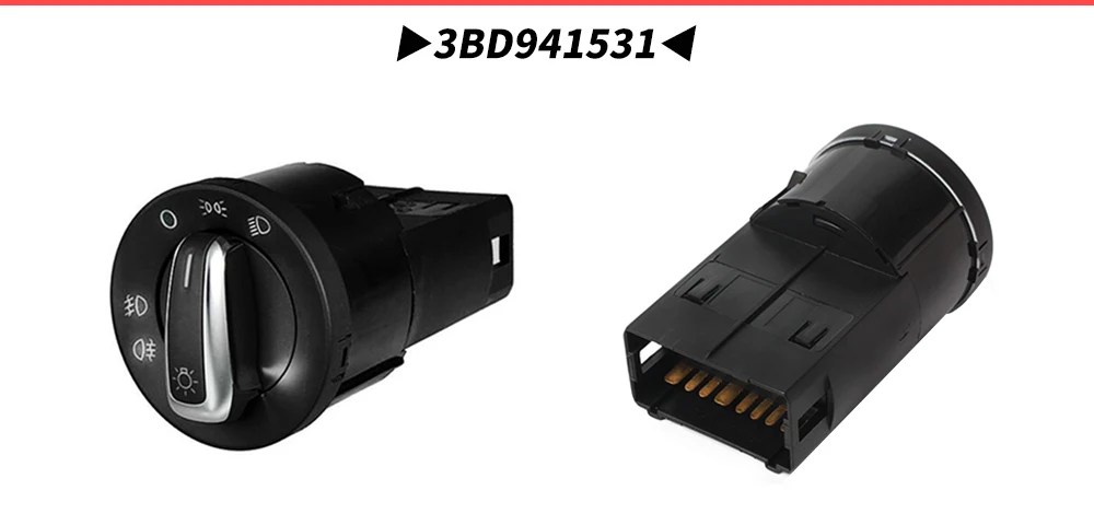 Переключатель управления автомобильных фар для Volkswagen Passat B5 B6 Polo Touran Bora Passat CC Vw Golf 4 MK5 Caddy Jetta Противотуманные фары переключатели