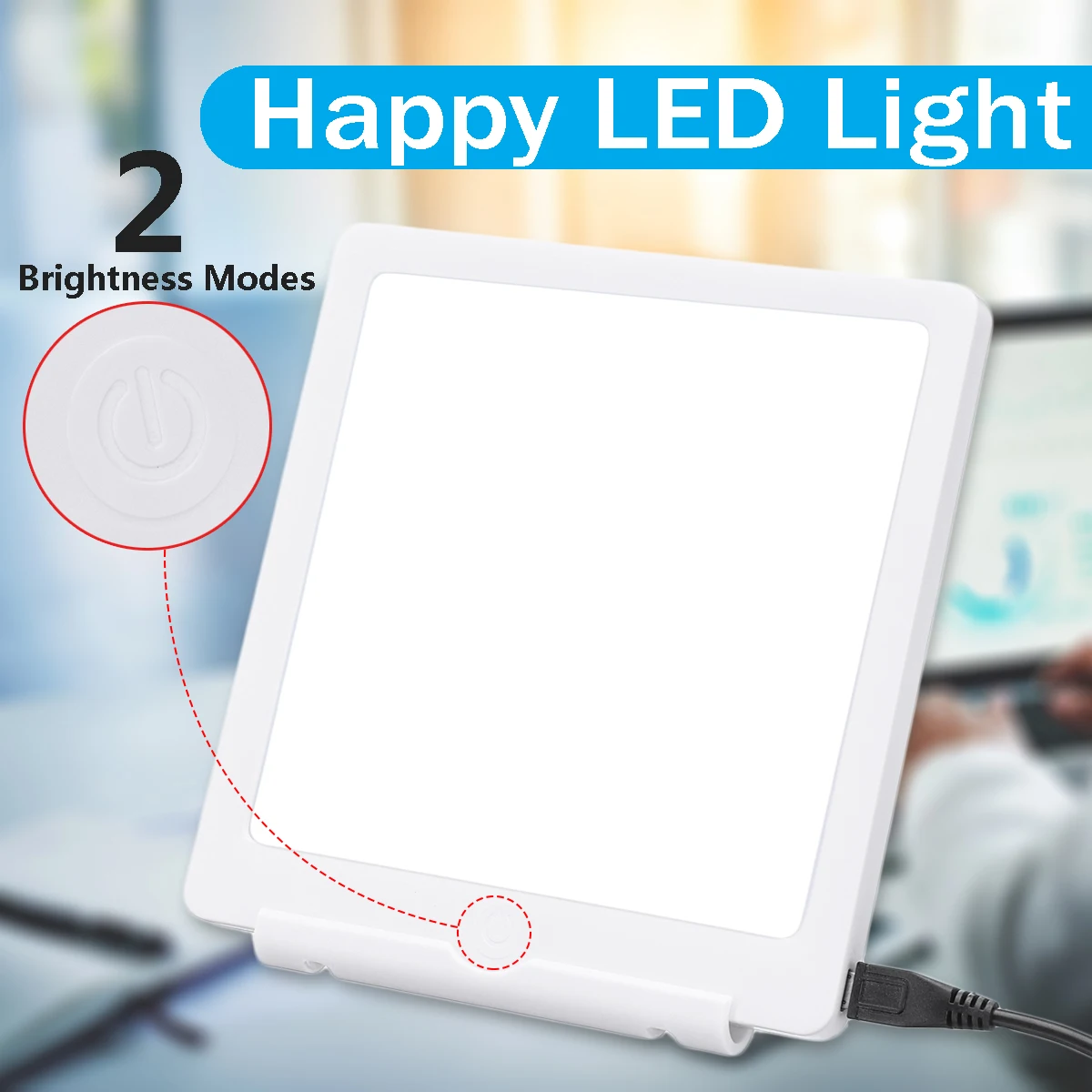 5W светильник для фототерапии SAD 10000 LUX Bionic-Day светильник с аффективным синдромом USB СВЕТОДИОДНЫЙ светильник терапия Регулируемый рельеф Listless Fatigued