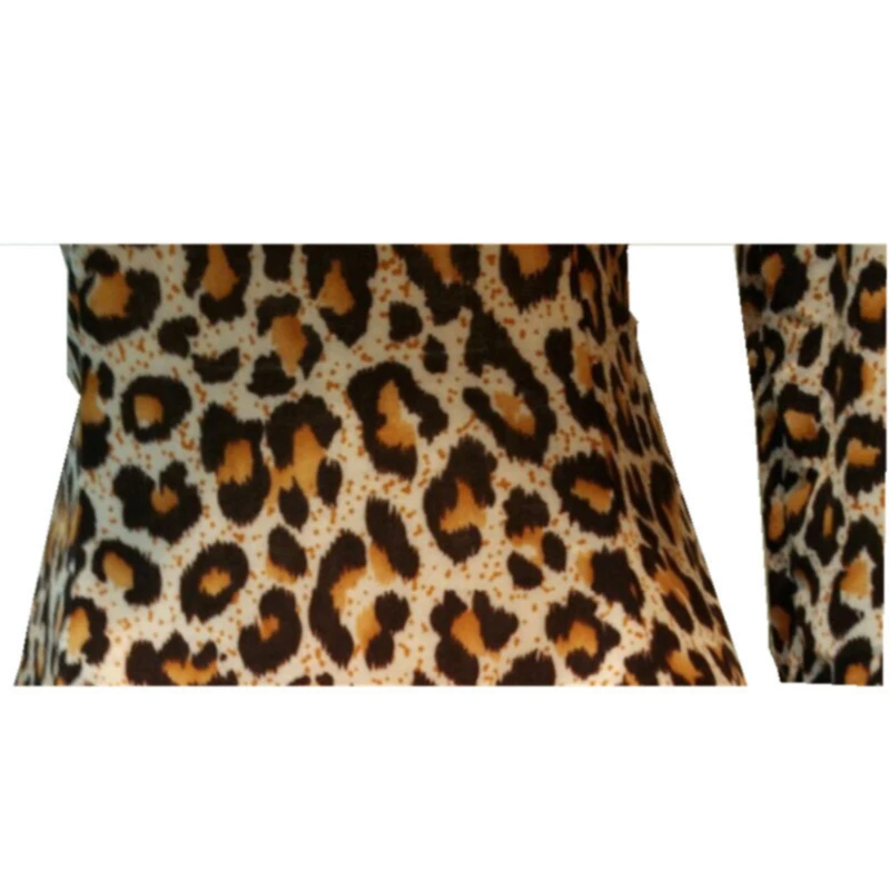 

Women's Clothes Leopard Print Vintage Dress Off Shoulder Bodycon A Line Dress Daily Casual Vestidos Female 2021