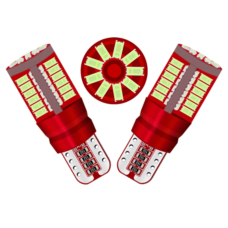 2x T10 W5W 57SMD 3014 168 192 светодиодная автомобильная лампа Canbus без ошибок габаритный