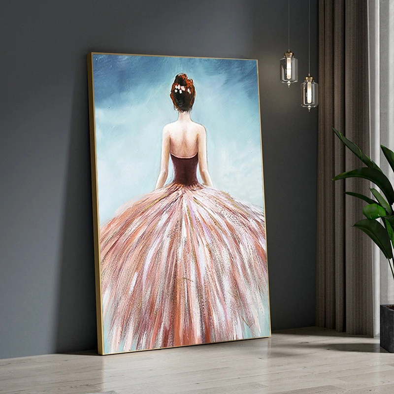 Холст с принтом девушки-бабочки 11CT Вышивка крестом полный комплект