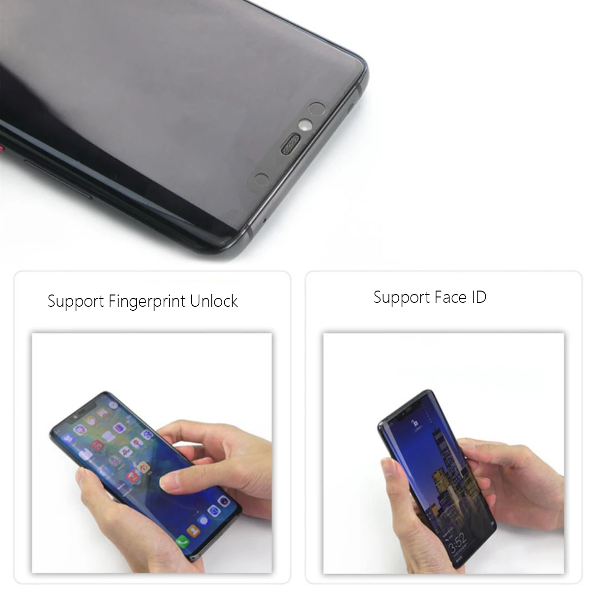 Гидрогелевая пленка 11D для Xiaomi Redmi 9 9A мягкая защитная на полный экран 9C из фольги