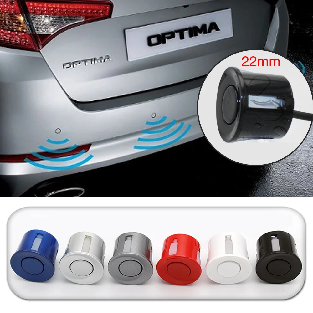 LCD Rear View Mirror Display Buzzer Alarm Front Side Wireless Connection Parking Sensor Radar Kit For 12V Cars | Автомобили и