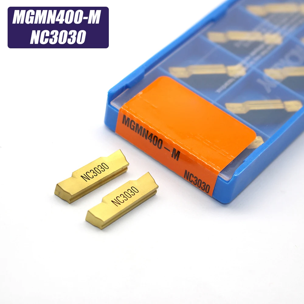 10 шт. MGMN400 M NC3030 токарные инструменты твердосплавные вставки MGMN 400 токарный станок