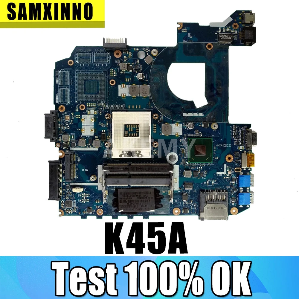 K45A материнская плата QCL40 LA 8221P для Asus K45VD A45V K45VM K45VS A85V ноутбука GMA HD 4000|Материнские