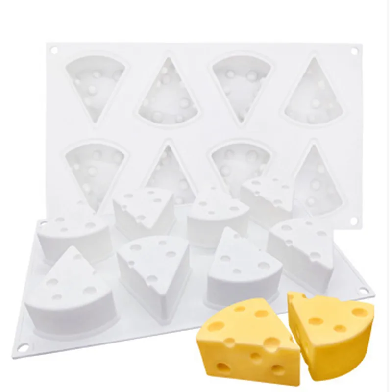 FUNBAKY DIY 3D Сырная форма для свечей выпечки десерт вечерние инструменты украшения