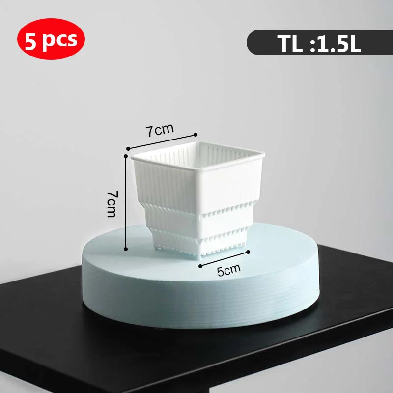 

MESHPOT пластиковый горшок для суккулентов 2 штуки