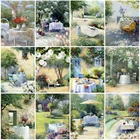 MomoArt Алмазная вышивка сад картина стразы Алмазная мозаика дерево алмазная картина пейзаж подарок ручной работы декор для дома