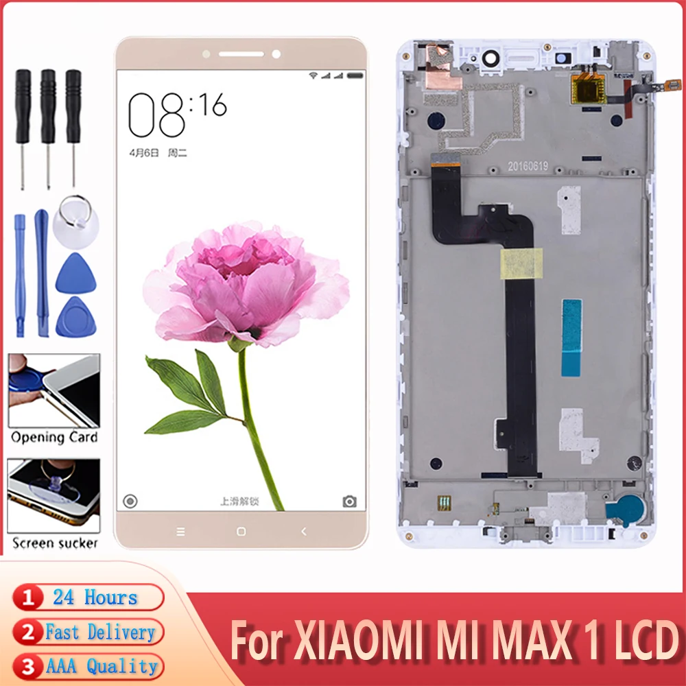 6 44 &quotЖК экран дисплей для XIAOMI Mi Max 1 с ЖК дисплеем сенсорный дигитайзер сборки