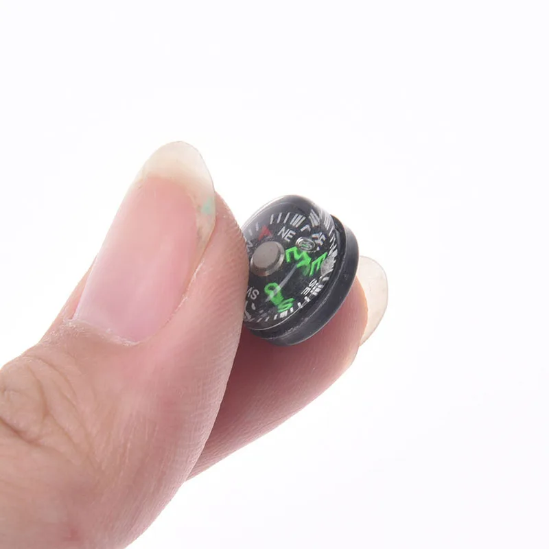 12 шт. черных пластиковых компасов 12 мм, портативных, для ручного использования на открытом воздухе, для спорта, кемпинга, путешествий, походов и охоты.