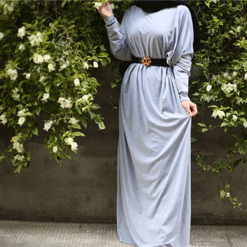Рамазан мусульманский женский хиджаб свадебное платье Дубай Абая кафтан плотная целомудрия, свободный рукав «летучая мышь» халат кафтан и...