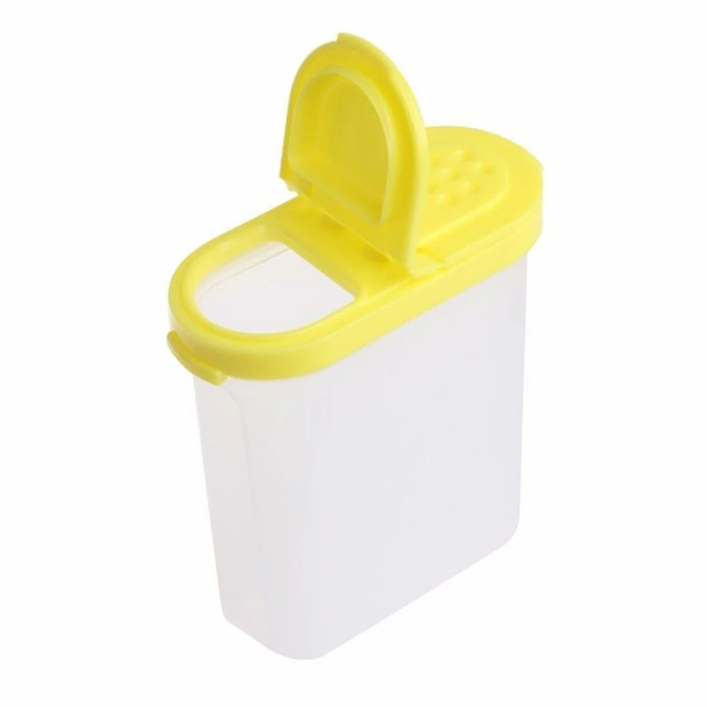 1 шт. Пластик специй двойная бутылка для банок стеллаж выставки товаров шейкер приправы сахара и соли Кухня