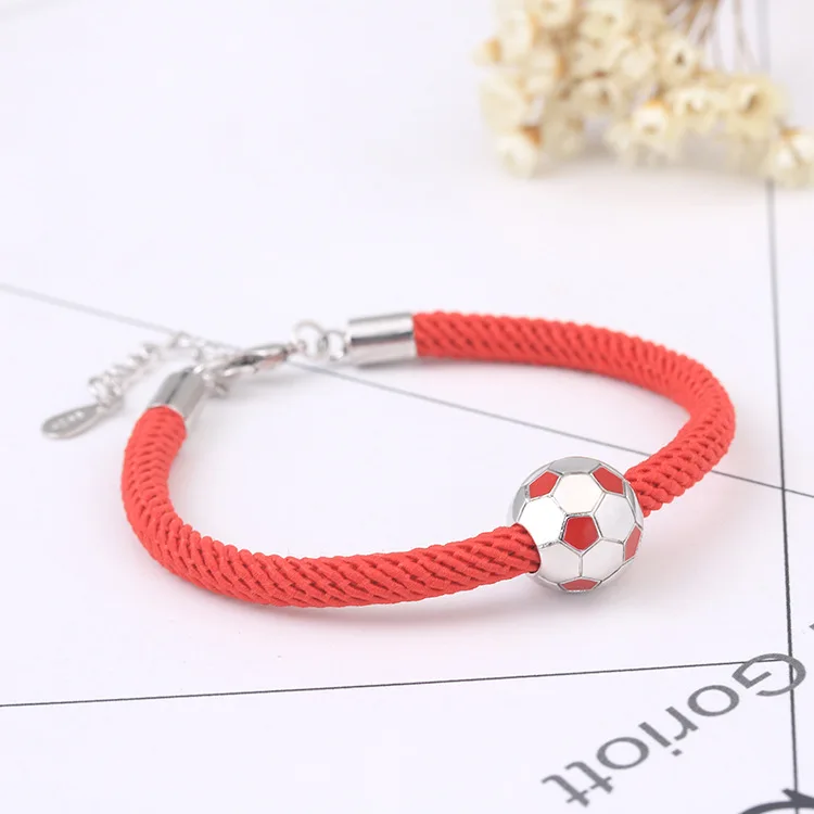 

Trendy Student Jewelry Fashion Football Epoxy Bracelet