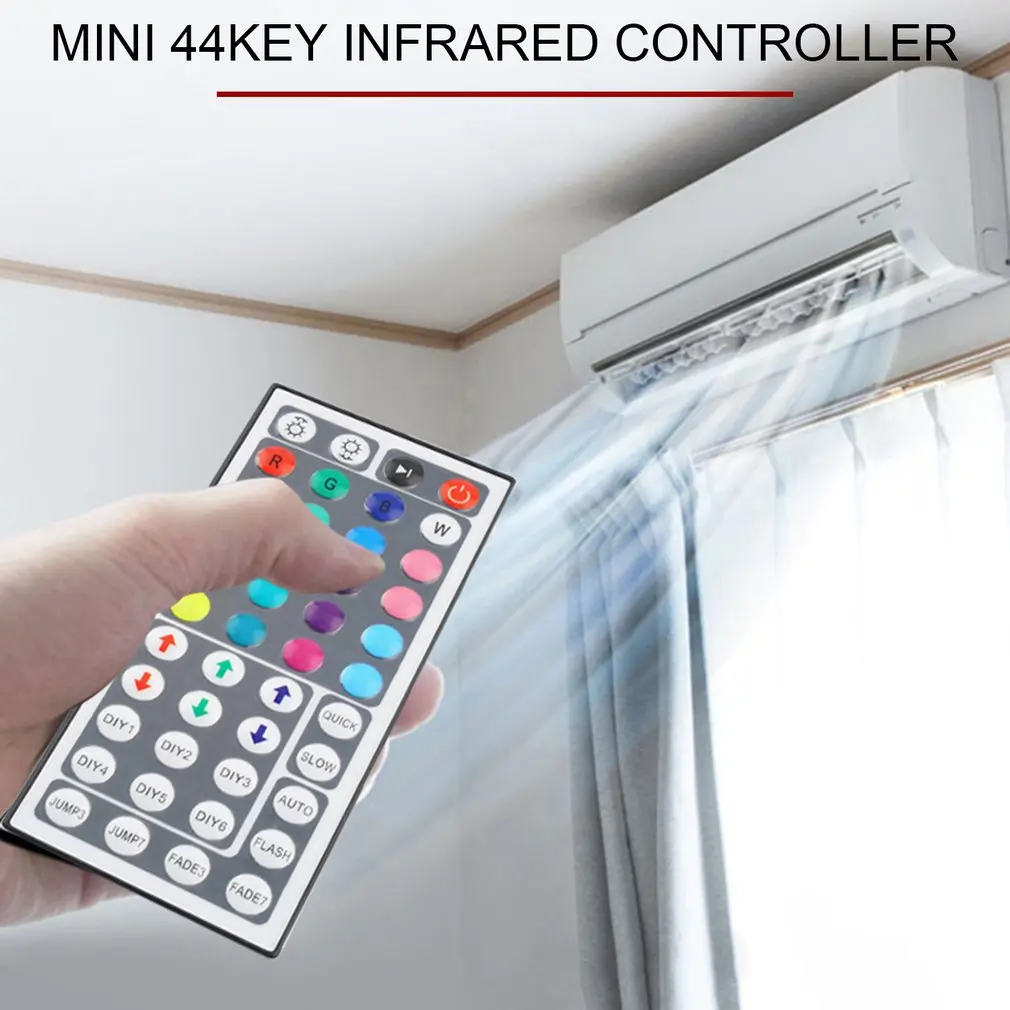 ИК контроллер для светодиодных лент RGB SMD 3528 5050 с 44 клавишами 1 шт.|Контролеры RGB| |