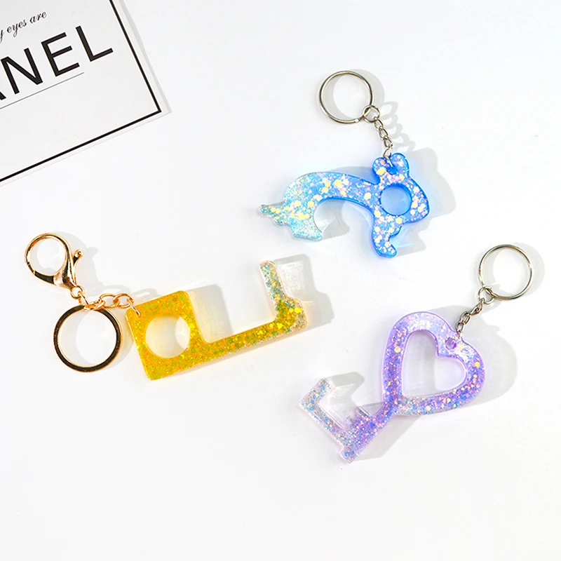 

DIY Resin Epoxy Non-contact Keychain Silicone Mold