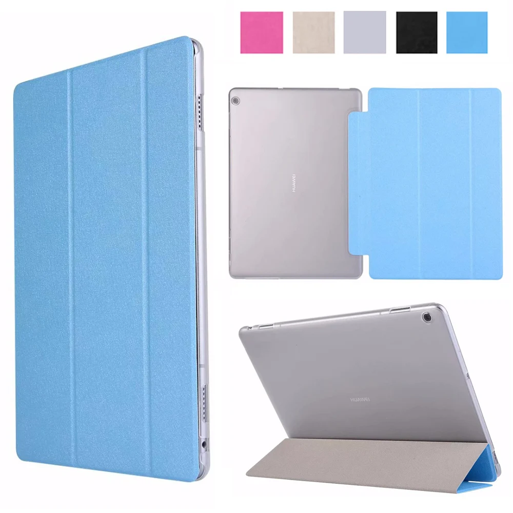 Умный чехол из искусственной кожи для Huawei MediaPad M3 Lite 10 BAH W09/L09/AL00 защитный планшета 1