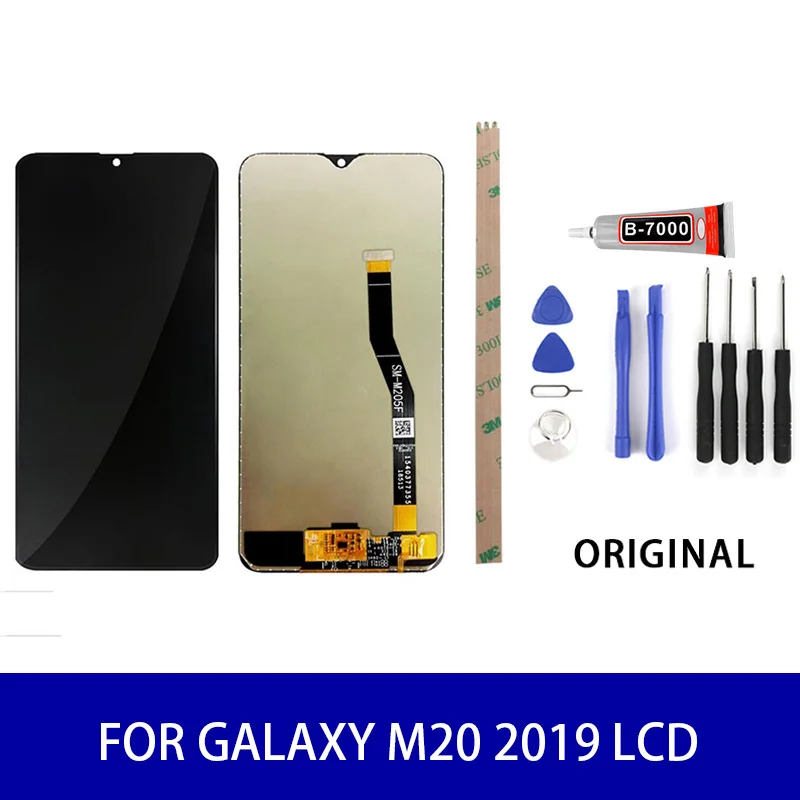 6 3 &quotоригинал для samsung Galaxy M20 2019 SM M205 M205F ЖК дисплей сенсорный экран панель