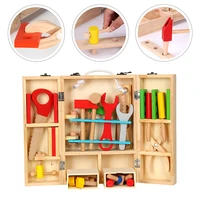 1 set pretend role play for kids tool kit construction toys tool set carry case