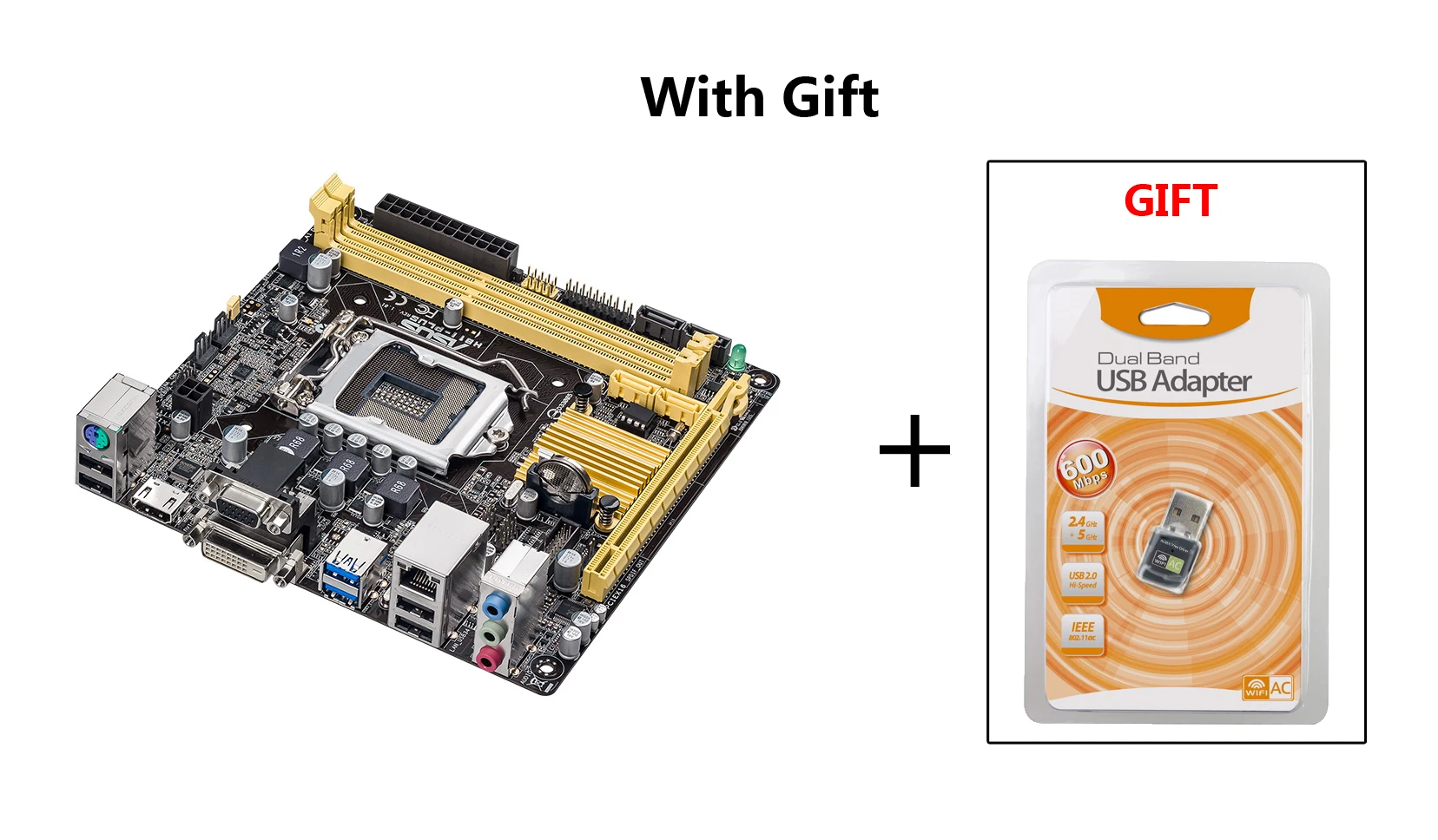 Б/у оригинальная материнская плата ASUS H81I-PLUS MINI ITX HTPC разъем LGA 1150 | Компьютеры и