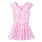 Танцевальная юбка для девочек BAOHULU От 3 до 8 лет для принцесс с блестками деко Тюлевое балетное платье тренировочное трико танцевальная одежда для малышей