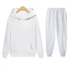 Спортивная одежда для мужчин и женщин, модные бархатные толстовки, повседневный костюм из двух предметов с капюшоном и длинным рукавом, спортивные штаны