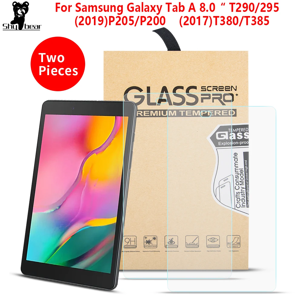 Закаленное Стекло для Samsung Galaxy Tab A 8 0 SM P200 P205 2019 T290 T295 T380 T385 закаленная защита